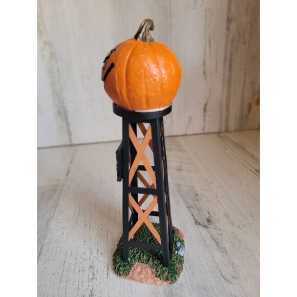 Lemax spooky town pumpkin water Tower Halloween Village accessories - Picture 5 of 6